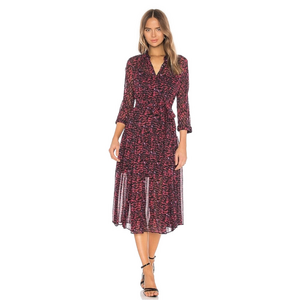 AllSaints Eley Plume shirt dress